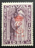 1929 ORVAL L kroon (272F) VLH. Gom **., Postzegels en Munten, Orginele gom, Kunst, Ophalen of Verzenden, Postfris