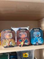 Pokemon tin, Hobby en Vrije tijd, Verzenden, Zo goed als nieuw