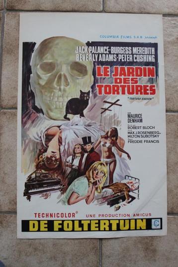 filmaffiche Torture Garden 1967 Peter Cushing filmposter