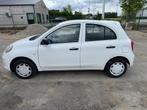Nissan Micra 1.2 essence Airco 59kw Euro 5, Euro 5, Wit, 5 deurs, Elektrische ramen