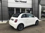 Fiat 500 Icon 42 kWh (bj 2022), Auto's, Fiat, Automaat, Stof, Zwart, Cabriolet