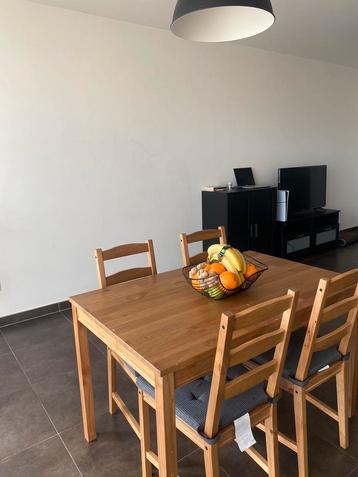 Eettafel met 4 stoelen beschikbaar voor biedingen