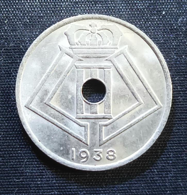 25 cent 1938 VL/FR - Leopold III, Postzegels en Munten, Munten | België, Losse munt, Verzenden