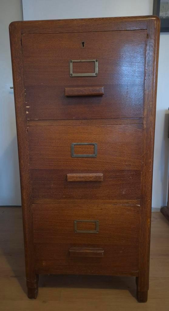 Hangende archiefkast - Levering mogelijk, Antiek en Kunst, Antiek | Meubels | Kasten, Ophalen