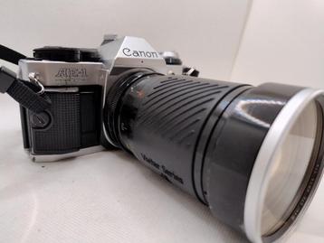 Canon AE1 program camera met een Vivitar Macro Focusing Zoom beschikbaar voor biedingen