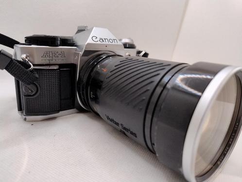 Canon AE1 program camera met een Vivitar Macro Focusing Zoom, Audio, Tv en Foto, Fotocamera's Analoog, Gebruikt, Spiegelreflex