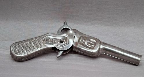 Oud (toy)Pistool (blik) uit Duitsland D.R.P  -  HERA, Verzamelen, Militaria | Algemeen, Overige soorten, Overige typen, Ophalen of Verzenden
