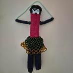 Monkeybiz kralenpop, poppenkunst met kralen, Ophalen of Verzenden