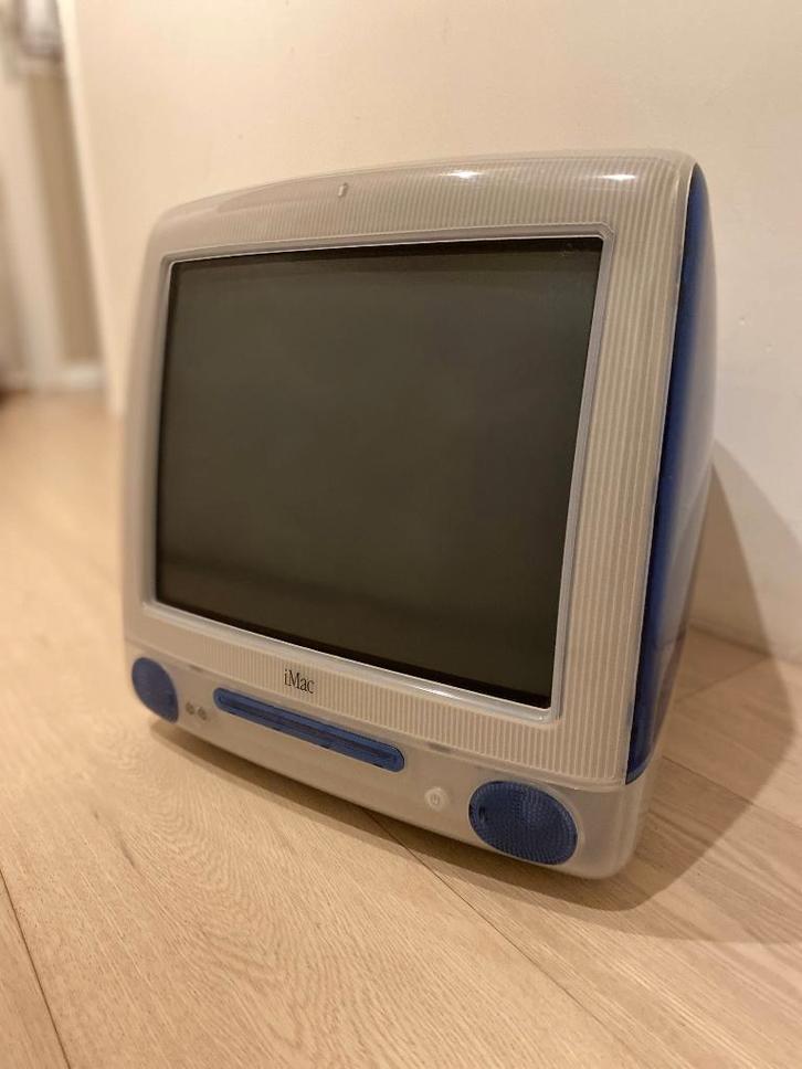 Apple iMac G3 – Indigo (Tray-Loading), Computers en Software, Apple Desktops, Gebruikt, iMac, HDD, Onbekend, Minder dan 4 GB, Ophalen