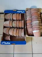 oude terracotta bloempotjes  samen 48 st., Ophalen, Gebruikt, Terracotta, Balkon