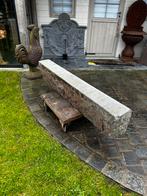 Oude arduinen blauwsteen dorpel of boordsteen weegt 250 kg, Ophalen of Verzenden