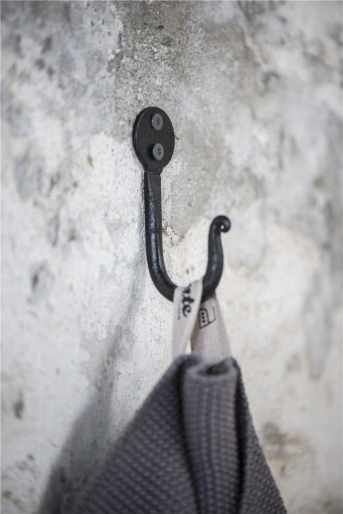 Haakje wand -Single- IB Laursen smeedijzer landelijk stoer, Huis en Inrichting, Woonaccessoires | Kapstokken, Nieuw, Wandhaken