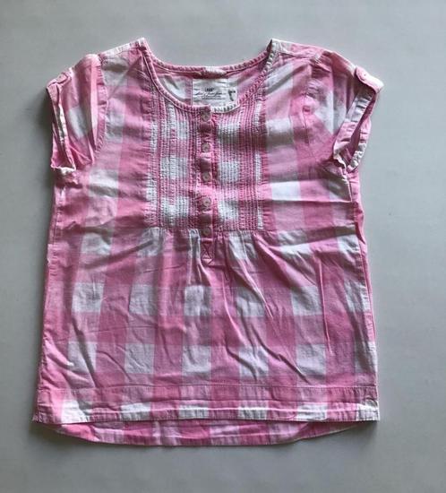 Chemisier à carreaux rose H&M taille 10 / 11 ans, Kinderen en Baby's, Kinderkleding | Maat 146, Gebruikt, Meisje, Shirt of Longsleeve