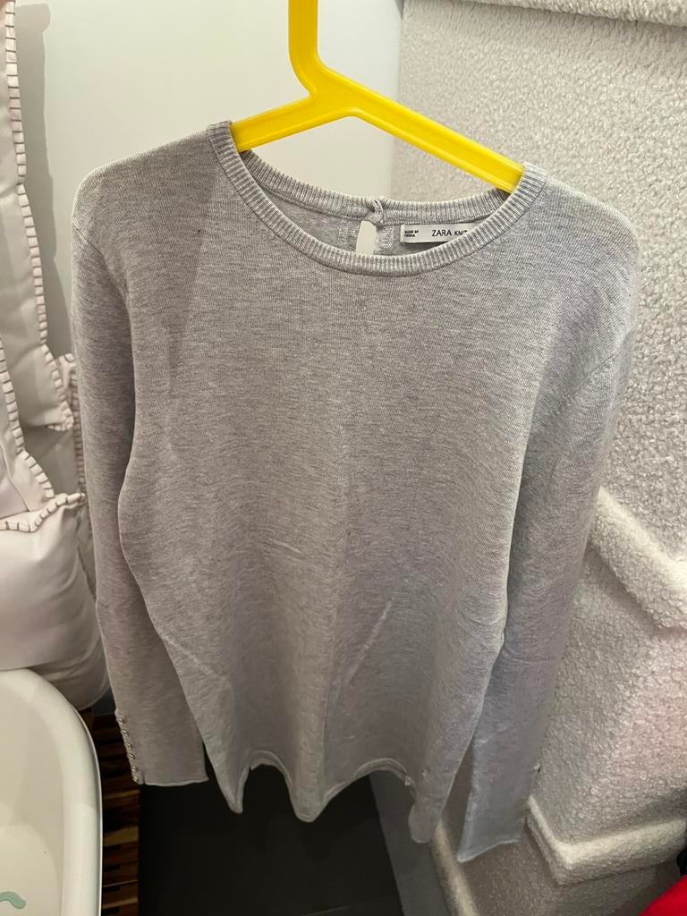 Pull gris M zara, Enlèvement ou Envoi