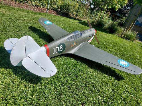 P-40 cy model 2.26 - évolution 80cc gx, Hobby & Loisirs créatifs, Modélisme | Radiocommandé & Téléguidé | Avions, Comme neuf, Enlèvement ou Envoi