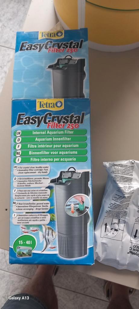 Tetra easycrystal filter 250, Dieren en Toebehoren, Vissen | Aquaria en Toebehoren, Nieuw, Filter of Co2, Ophalen of Verzenden