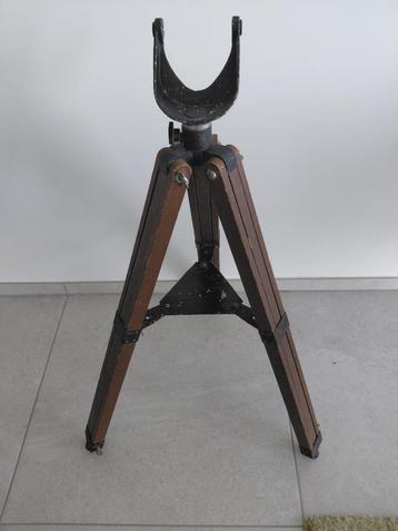 Vintage houten tri-pod - statief - driepoot - lamp/telescoop beschikbaar voor biedingen