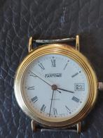 Rare montre vintage à quartz,cadran et dessous en or 18k, Goud, Overige materialen, Ophalen