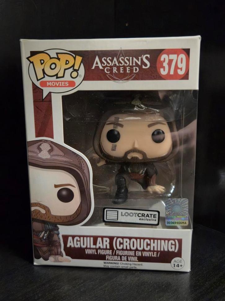 Funko Pop! Movies: Assassin's Creed Aguilar 379 (Loot Crate), Verzamelen, Poppetjes en Figuurtjes, Nieuw, Ophalen of Verzenden