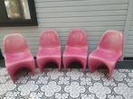 Eetkamerstoel Panton stoel mat roze, Huis en Inrichting, Ophalen, Kunststof, Gebruikt, Overige kleuren