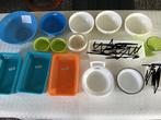 16 bols et/ou plats en plastique à 0,50 euro, Enlèvement ou Envoi, Comme neuf