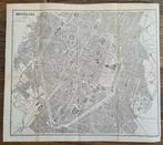 1878 - stadsplan Brussel / Plan de Bruxelles 30,5  x 27 cm, Verzenden