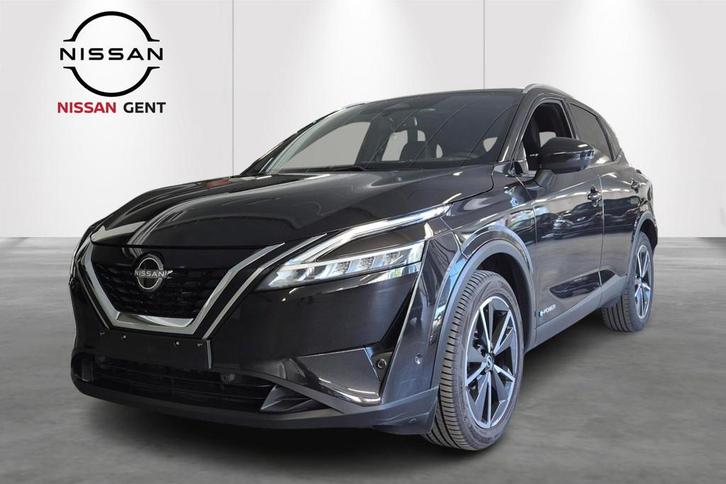Nissan Qashqai HYBRIDE e-POWER Tekna FULL OPTION GPS / Leder, Auto's, Nissan, Bedrijf, Te koop, Qashqai, 360° camera, Alarm, Bluetooth