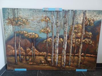 3D schilderij metaal curious beschikbaar voor biedingen
