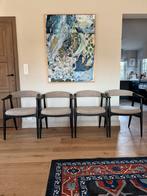 GOMMAIRE design eetkamerstoelen, Huis en Inrichting, Ophalen, Tijdloos - landelijk, Gebruikt, Zwart