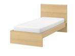 Ikea Malmbed, Huis en Inrichting, Slaapkamer | Bedden, Ophalen, 90 cm, Eenpersoons, Zo goed als nieuw