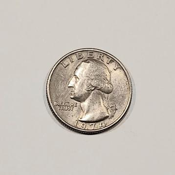 1/4 Dollar 1974     (856) beschikbaar voor biedingen