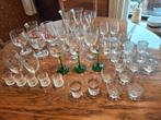 Glazen, Verzamelen, Glas en Drinkglazen, Ophalen, Zo goed als nieuw