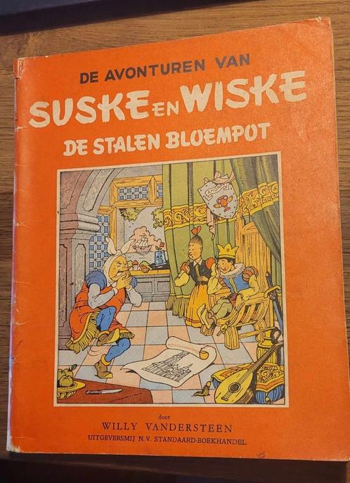 suske en wiske de stalen bloempot eerste druk, Boeken, Stripverhalen, Verzenden