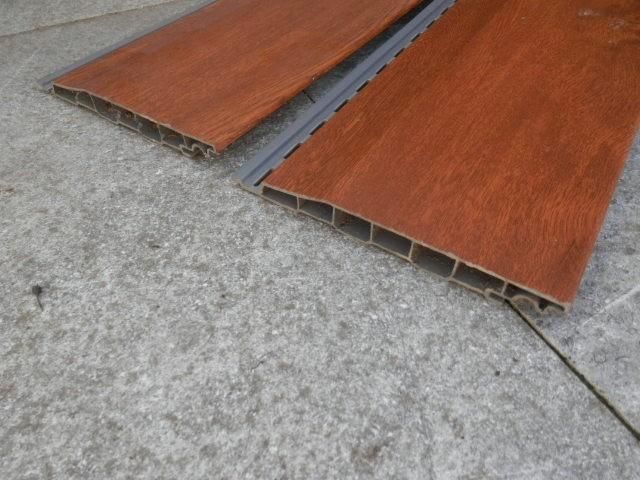 Keraliet stroken houtlook, restant, 120 cm. lang, Doe-het-zelf en Bouw, Platen en Panelen, Nieuw, Overige materialen, Minder dan 20 mm