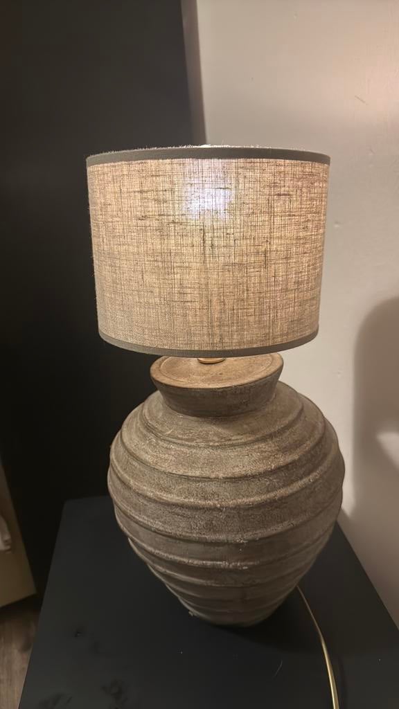 Lampe à poser style bohème / céramique – 25€, Maison & Meubles, Lampes | Lampes de table, Utilisé, Moins de 50 cm, Enlèvement