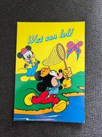 Postkaart Disney Mickey Mouse 'Wat een lol', Verzamelen, Mickey Mouse, Plaatje of Poster, Zo goed als nieuw, Verzenden