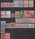 Série de timbres Belgique 1933-1934 oblitérés, Affranchi, Envoi, Oblitéré