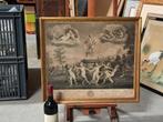 Gravure ancienne 18ème Anges Puttis, Antiek en Kunst, Kunst | Etsen en Gravures, Ophalen