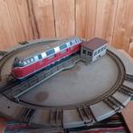 Marklin trein en rangeerstation, Hobby en Vrije tijd, Gebruikt, Gelijkstroom, Brug, Tunnel of Gebouw, Ophalen of Verzenden