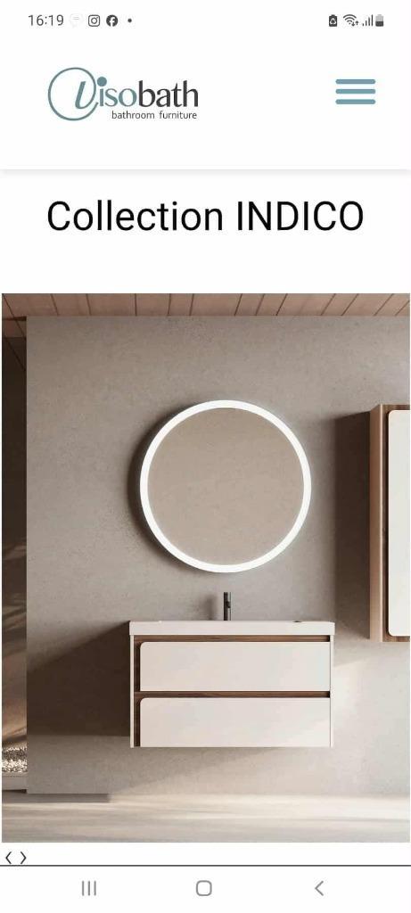 Meuble et miroir de salle de bain, Huis en Inrichting, Badkamer | Badkamermeubels, Nieuw, Wastafelkast, 100 tot 150 cm, 100 tot 150 cm