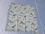 Foulard Donaldson beige bleu Mickey 100% pure soie, Comme neuf, Enlèvement ou Envoi, Donaldson, Pashmina