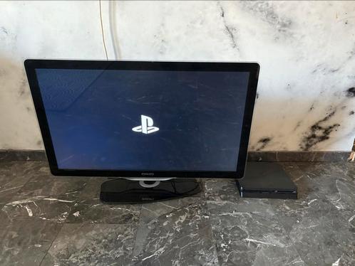 PS4 met TV, Games en Spelcomputers, Spelcomputers | Sony PlayStation 4, Gebruikt, Slim, 500 GB, Met 1 controller, Met games, Ophalen