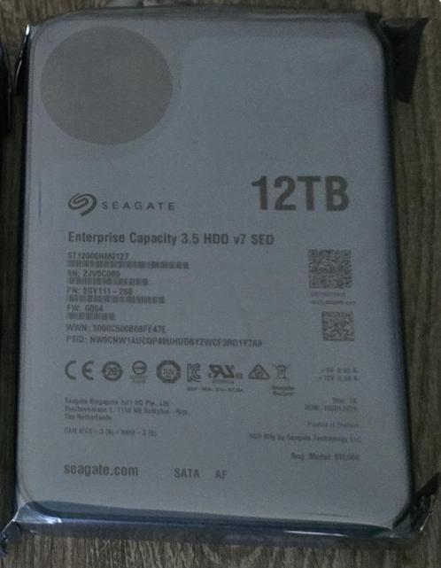 12 TB harde schijf, Computers en Software, Harde schijven, Gebruikt, Intern, HDD, SATA, Ophalen