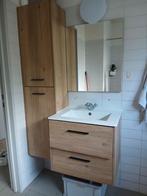 Badmeubel en lavabo met 2 lades onder lavabo en lange kast, Huis en Inrichting, Ophalen