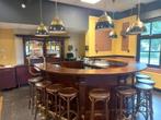 Ronde bar met achterkast en lekbladen, Ophalen, Gebruikt