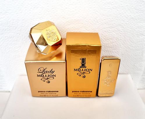 Set van 2 nieuwe parfumminiaturen van Paco Rabanne, Verzamelen, Parfumverzamelingen, Nieuw, Miniatuur, Gevuld, Verzenden