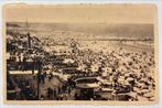 Oude postkaart 1950 Oostende Algemeen Zicht op het Strand, Ophalen of Verzenden, 1940 tot 1960, Gelopen, West-Vlaanderen