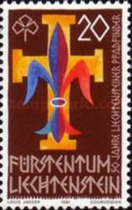 Timbre-poste Liechtenstein 50 ans de scoutisme Année 1981 MN, Enlèvement ou Envoi, Non oblitéré, Autres pays