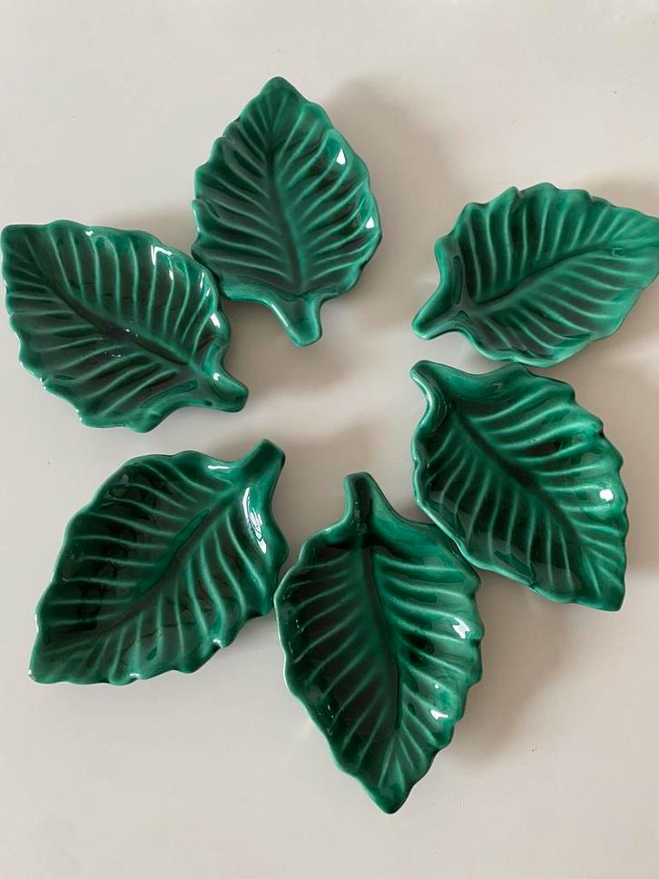 Lot de 6 Céramiques  barbotine Albert Ferlay Vallauris, Antiquités & Art, Antiquités | Céramique & Poterie, Enlèvement ou Envoi