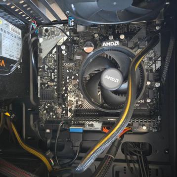 AMD ryzen 5 2400G + Asrock B450M-HDV beschikbaar voor biedingen